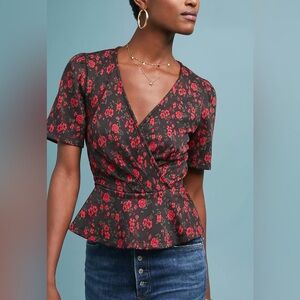 Meadow rue heartland floral top